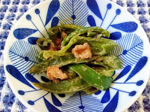 常備菜に*ピーマンとくるみの味噌炒め